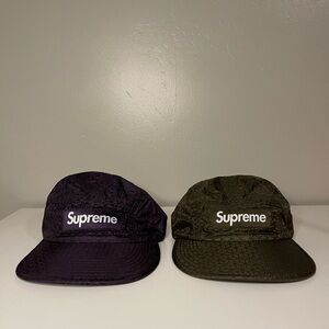 Supreme Geometric Ripstop Camp Cap